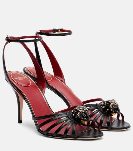Sandales Pas De Chat 85 en cuir à ornements - Valentino Garavani - Modalova