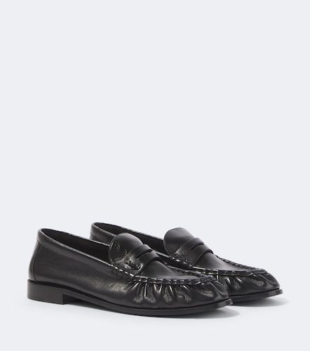 Mocassins Loafer en cuir - Saint Laurent - Modalova