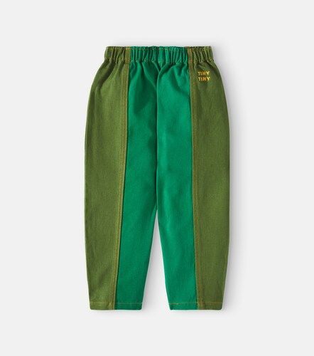 Pantalon ample en coton colorblock - Tinycottons - Modalova