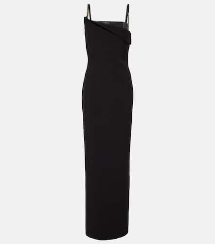 Robe longue en crêpe à ornements - Roland Mouret - Modalova