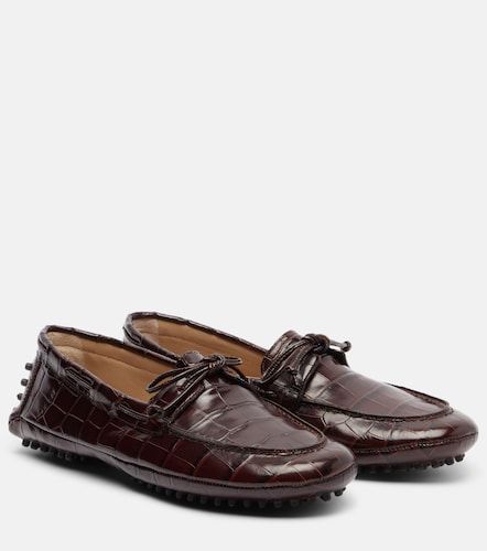 Le Monde Béryl Mocassins en cuir façon croco - Le Monde Beryl - Modalova