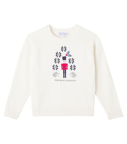 Pull intarsia en laine - Tartine et Chocolat - Modalova