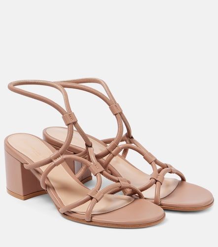 Sandales Cage 60 en cuir - Gianvito Rossi - Modalova