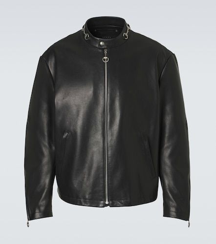 Gucci Veste Horsebit en cuir - Gucci - Modalova
