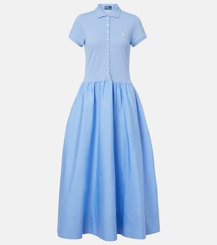 Robe polo en coton mélangé - Polo Ralph Lauren - Modalova