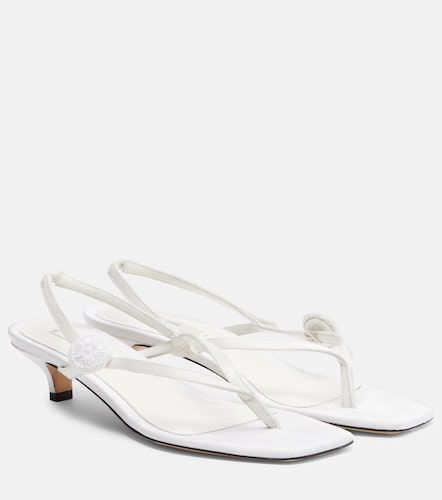 Sandales slingback à appliqué floral - Toteme - Modalova