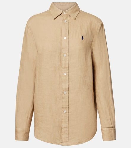 Chemise en lin à logo - Polo Ralph Lauren - Modalova