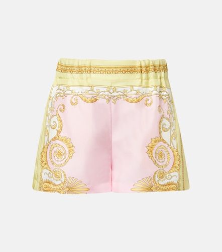 Short Underwater Barocco en soie - Versace - Modalova