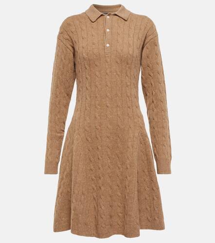 Ralph Lauren Femme Vêtements Robes Pulls Robe-chemise ceinturée en laine à motif écossais. 