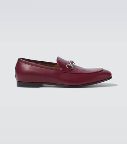 Gucci Mocassins GG Horsebit en cuir - Gucci - Modalova