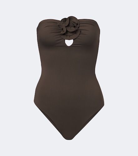 Maillot de bain bustier à appliqués floraux - Magda Butrym - Modalova