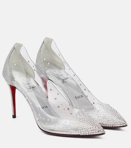 Escarpins Degrastrass 85 en PVC à ornements - Christian Louboutin - Modalova