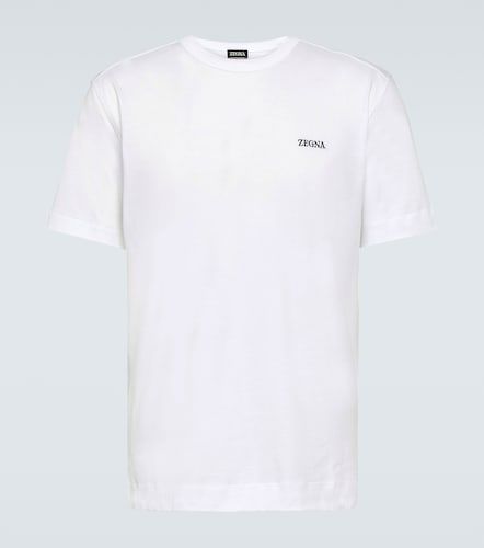 T-shirt à logo en jersey de coton - Zegna - Modalova