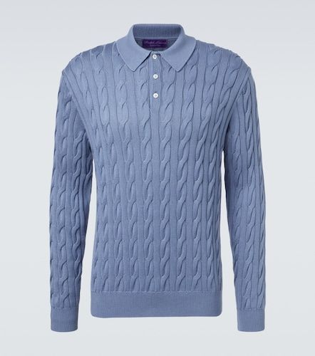 Polo en coton et soie - Ralph Lauren Purple Label - Modalova