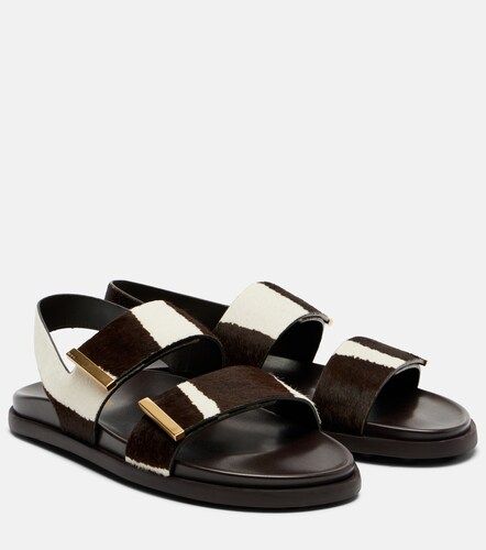 Sandales imprimées en cuir façon poulain - Tod's - Modalova