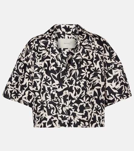Chemise courte Lincoln en sergé de soie - Asceno - Modalova
