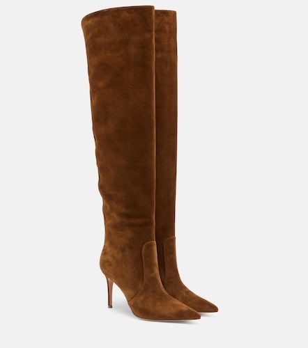 Bottes Hansen en daim - Gianvito Rossi - Modalova