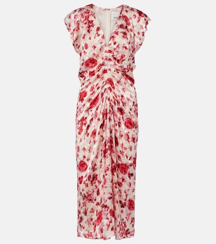 Robe midi Lindsay à fleurs en jacquard - Isabel Marant - Modalova