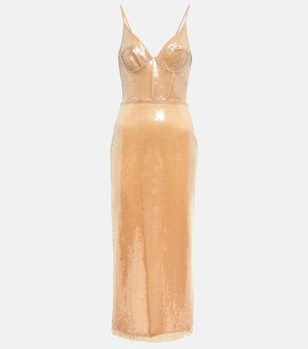 David Koma Robe midi à sequins - David Koma - Modalova