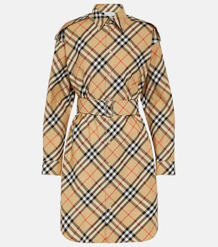 Robe chemise Check en coton - Burberry - Modalova