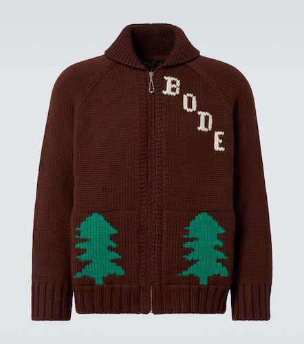 Bode Cardigan en laine à logo - Bode - Modalova