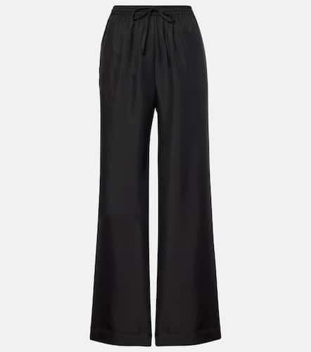 Pantalon droit Aurelia en soie - Asceno - Modalova