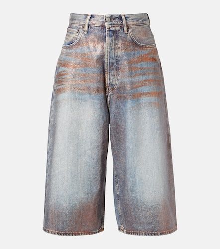 Jupe-culottes en denim enduit - Acne Studios - Modalova