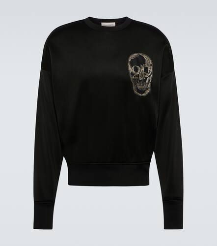 Sweat-shirt Skull brodé - Alexander McQueen - Modalova