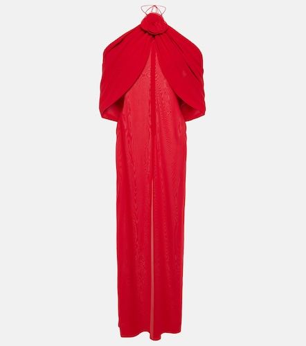 Robe en soie mélangée à appliqués - Magda Butrym - Modalova