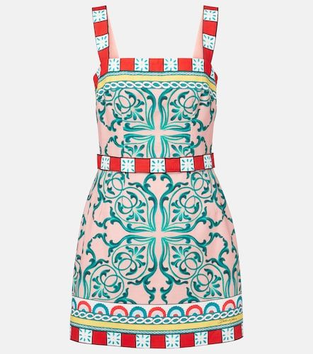 Robe Taormina imprimée en coton mélangé - Dolce&Gabbana - Modalova