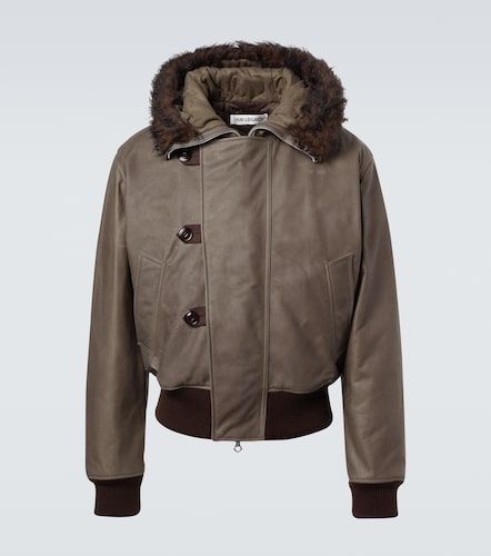 Veste Compel en cuir et shearling - Our Legacy - Modalova