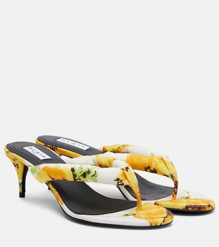 Alaïa Mules à fleurs - Alaia - Modalova
