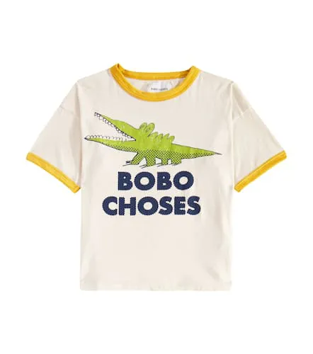 T-shirt Talking Crocodile en coton - Bobo Choses - Modalova