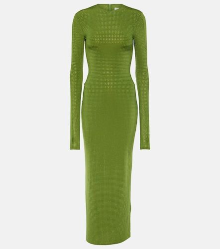 Robe longue en jersey à cristaux - Alex Perry - Modalova