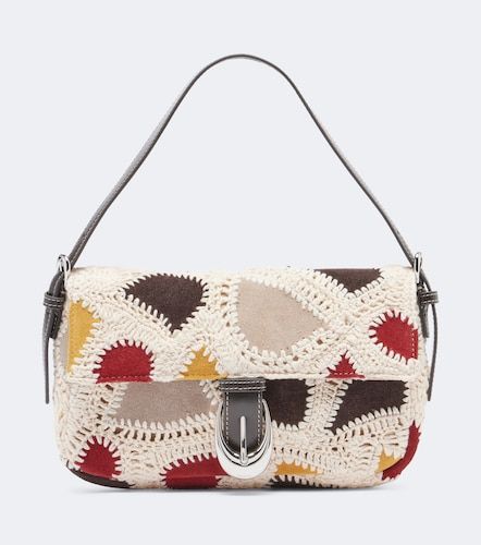 Sac porté épaule Harlow Small en daim - Staud - Modalova