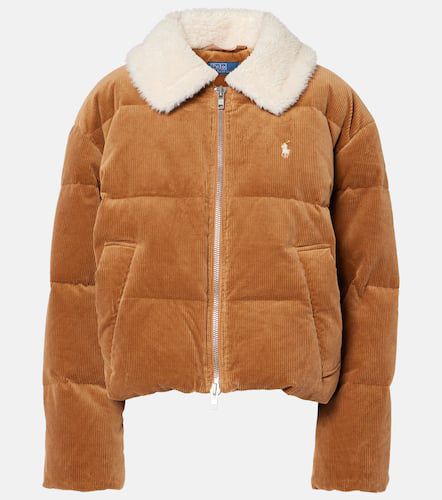 Veste en coton et fourrure synthétique - Polo Ralph Lauren - Modalova