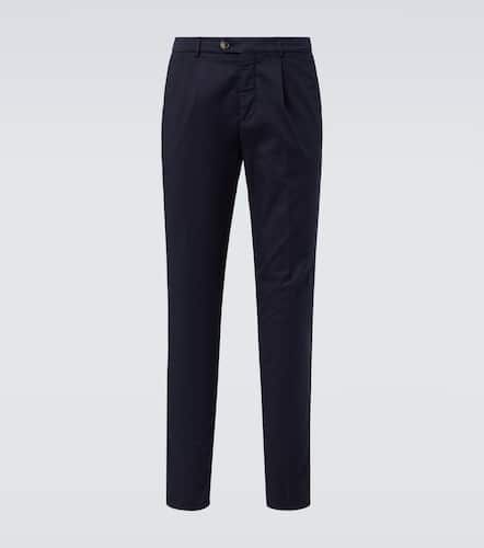 Pantalon slim en coton mélangé - Brunello Cucinelli - Modalova