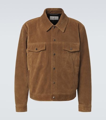 Saint Laurent Veste blouson en daim - Saint Laurent - Modalova