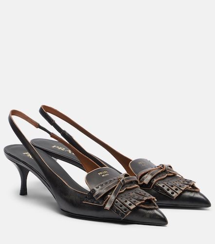 Prada Escarpins slingback en cuir - Prada - Modalova