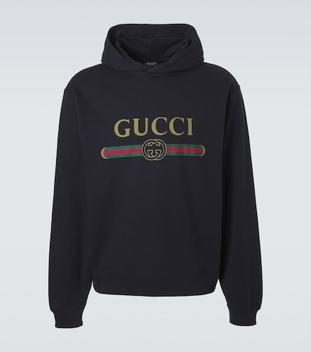 Sweat-shirt à capuche en coton et cachemire - Gucci - Modalova