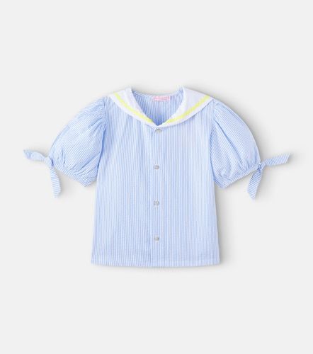 Blouse Georgina en coton à rayures tennis - La Coqueta - Modalova