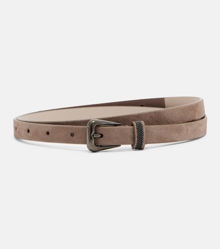 Ceinture Monili en daim - Brunello Cucinelli - Modalova