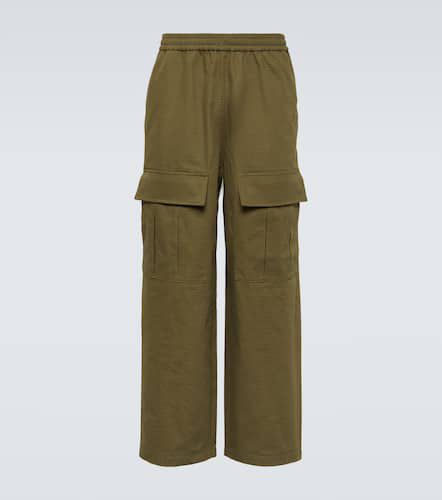 Pantalon cargo en coton à carreaux - Acne Studios - Modalova