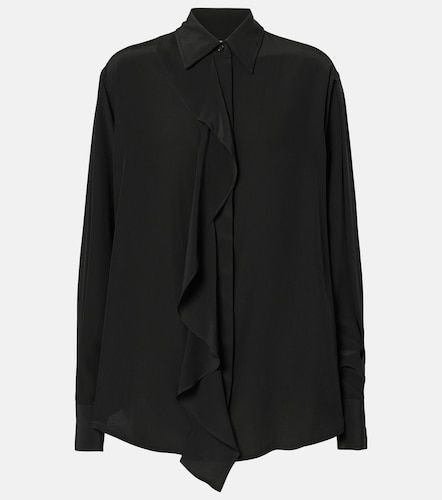 Blouse en soie à volants - Victoria Beckham - Modalova