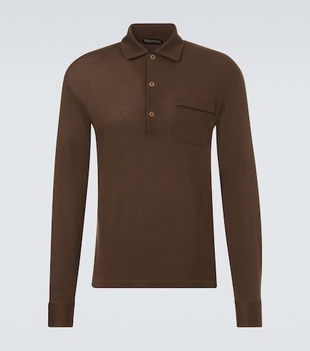 Tom Ford Polo en coton et soie - Tom Ford - Modalova