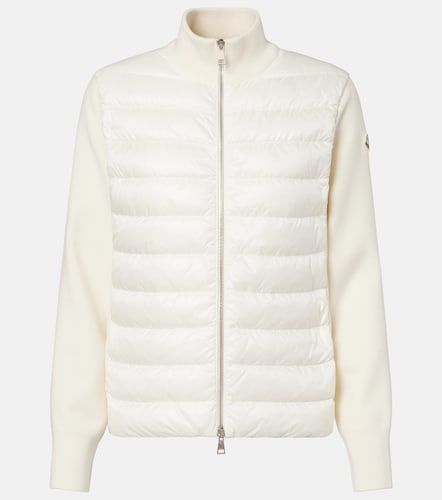 Cardigan matelassé en laine vierge - Moncler - Modalova