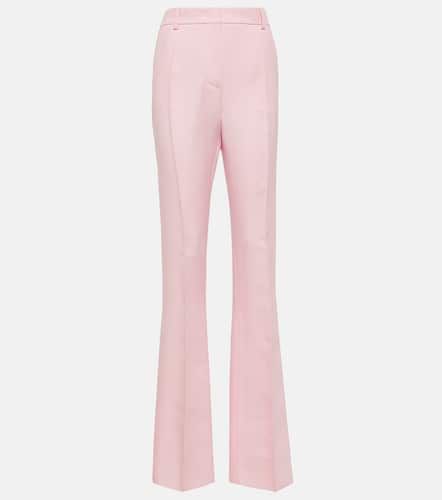 Pantalon évasé à taille haute en Crêpe Couture - Valentino - Modalova