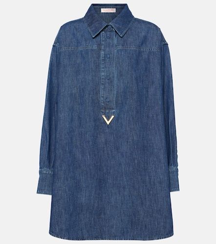 Robe chemise VGold en denim - Valentino - Modalova