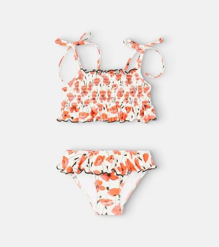Bikini Valencia à smocks et fleurs - Suncracy - Modalova