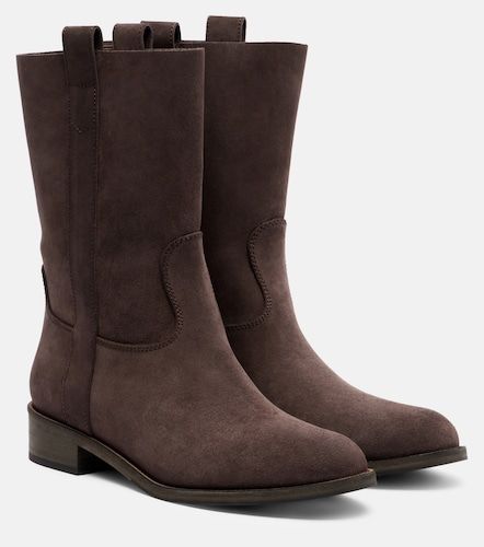 Bottines Cavalière en daim - Aquazzura - Modalova